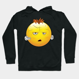 Frankenstein's Monster Smiley Face Emoticon Hoodie